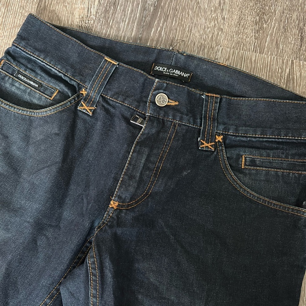 Dolce & Gabbana Blue Slim Jeans Classic Style